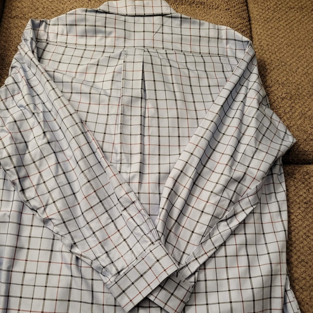 Mens Brooks Brothers series 346 button up dress shirt